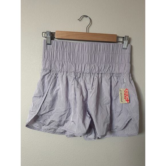 NWT Free People size medium FP Movement The Way Home Athletic Shorts Lilac - Picture 2 of 7